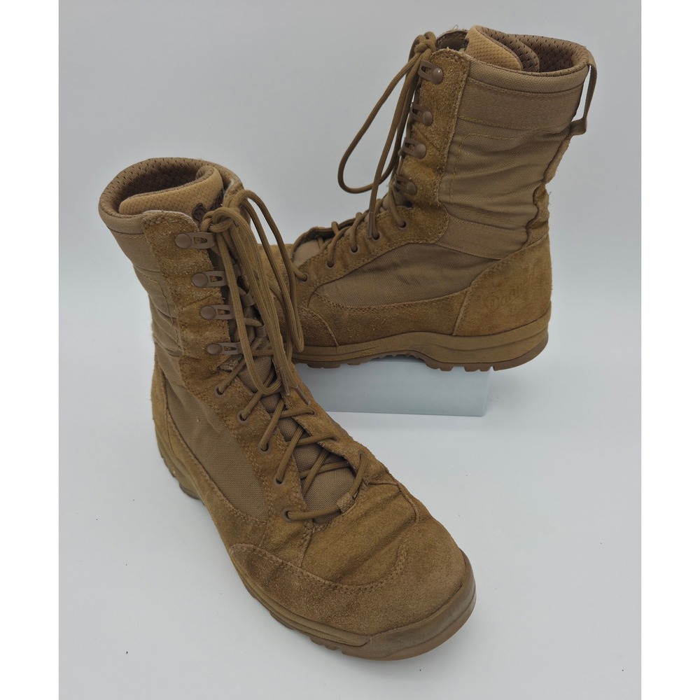 Danner Tanicus 8 Coyote Hot Military Tactical Boots Mens 10.5 55316 Brown Suede